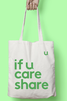 Borsa Portatutto In Cotone