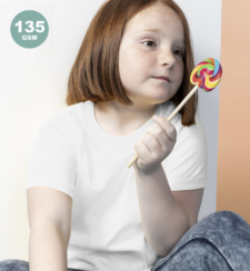 T-SHIRT Per Bimbo Cotone Bianco