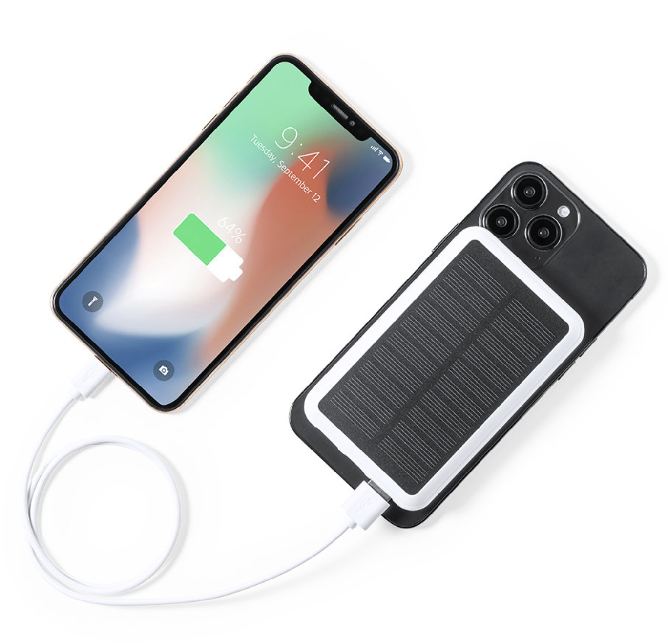 Powerbank a ricarica solare ed elevata capacità di carica -8.000 mAh-. - immagine 2