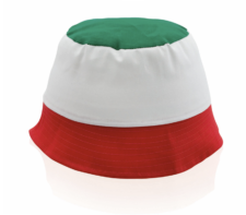 VIVA ITALIA  Cappello Tricolore A Calotta