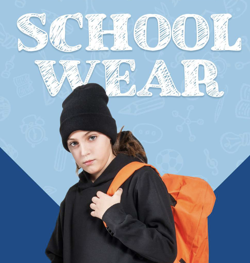 SCHOOL WEAR merchandising scolastico