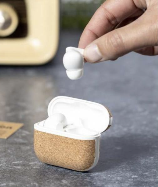 Cuffie in-ear con contenitore in sughero PRESTIGE - immagine 3
