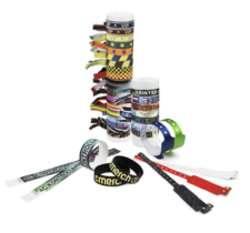 Bracciali In Tessuto, Plastica, Tyvek, Silicone