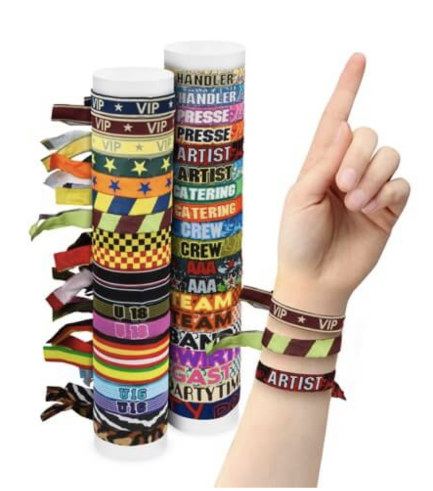 Bracciali in tessuto, plastica, Tyvek, silicone - immagine 4