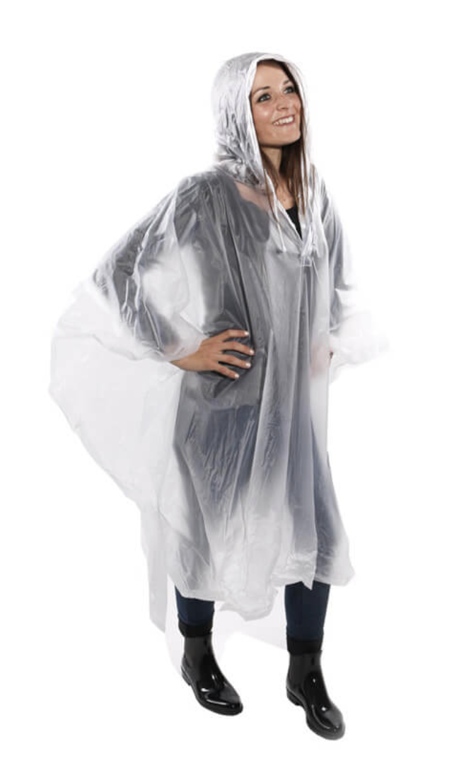 Poncho multicolor monouso e riutilizzabili - immagine 4