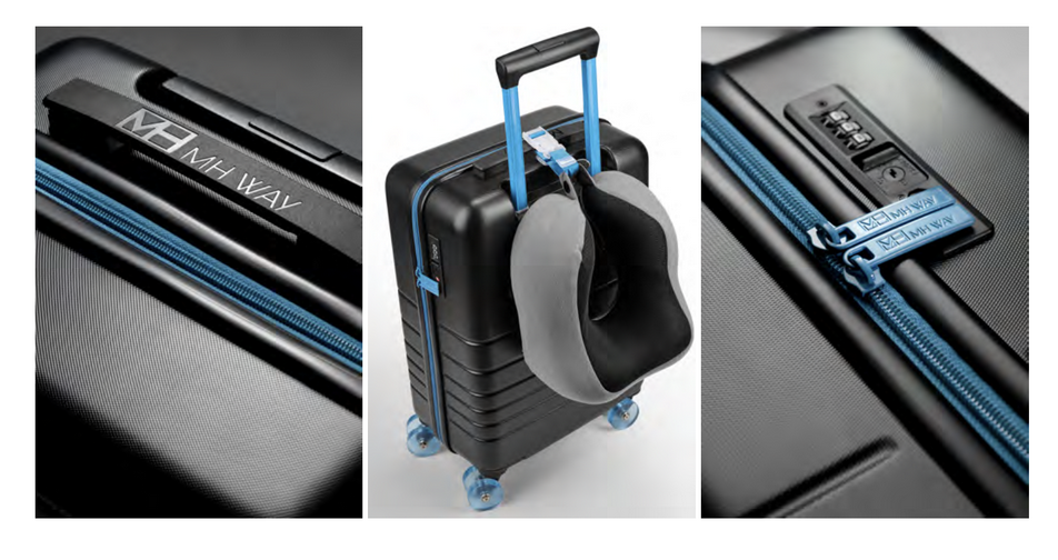 MH WAY Trolley in ABS da 20′, 4 doppie ruote silenziose in TPU semitrasparenti e multidirezionali - immagine 10