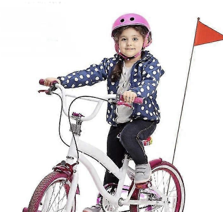 Bandiera di sicurezza Triangolare Banner per bici - moto - auto - immagine 4